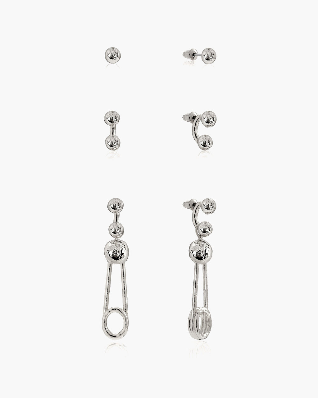 Trea Earrings in Silver